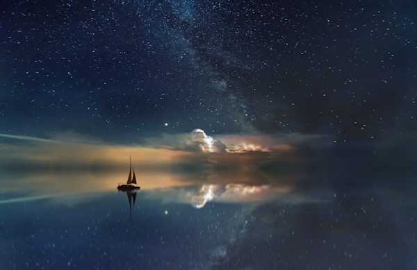 广角星空夜景
